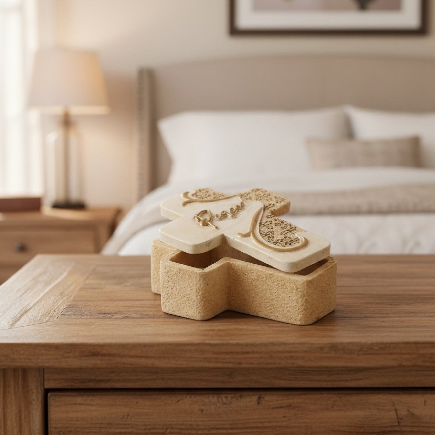 Peace Inspirational Cross Keepsake Boxes by Roman