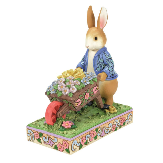 Peter Rabbit with Wheelbarrow Jim Shore Heartwood Creek
