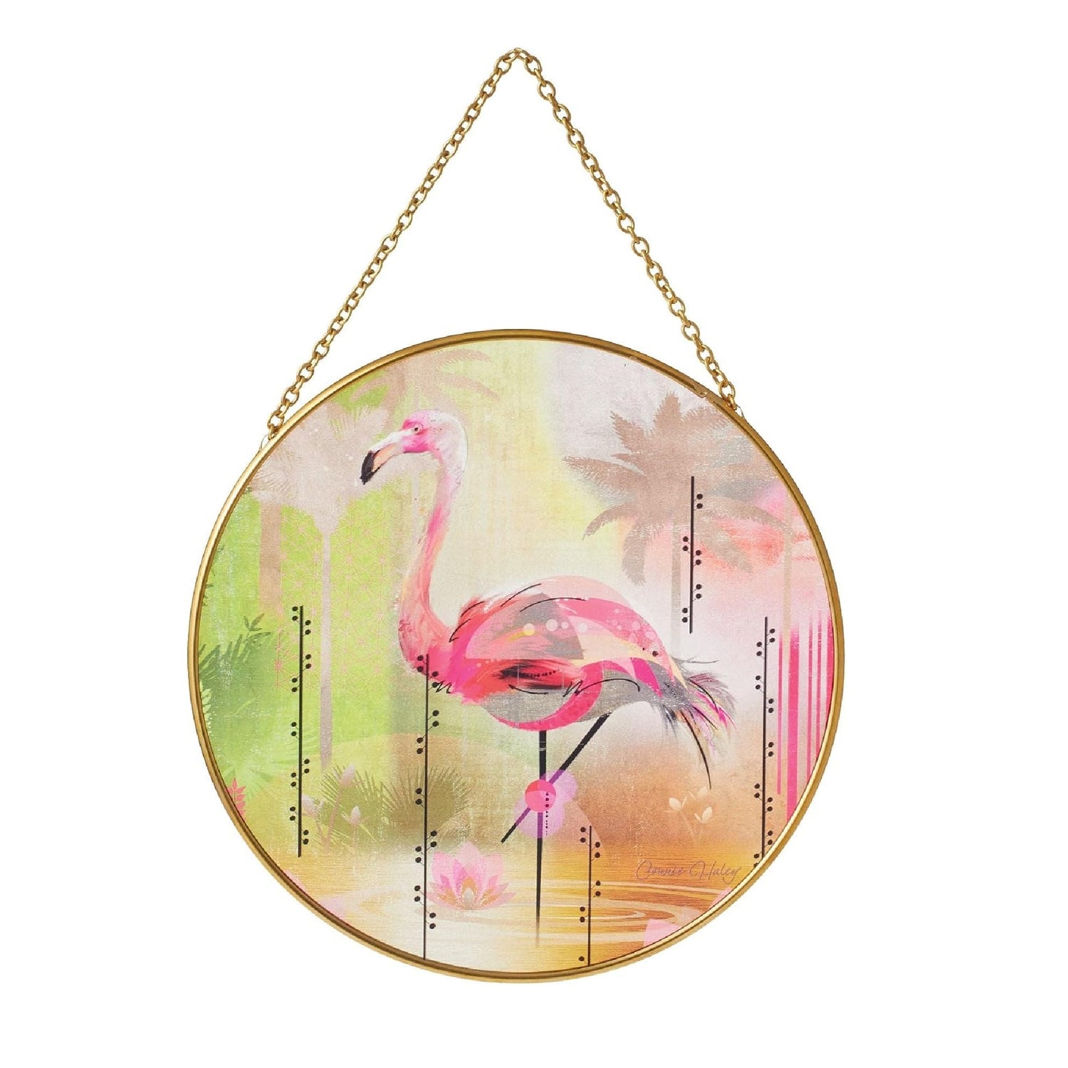 Pink Flamingo Suncatcher Izzy and Oliver