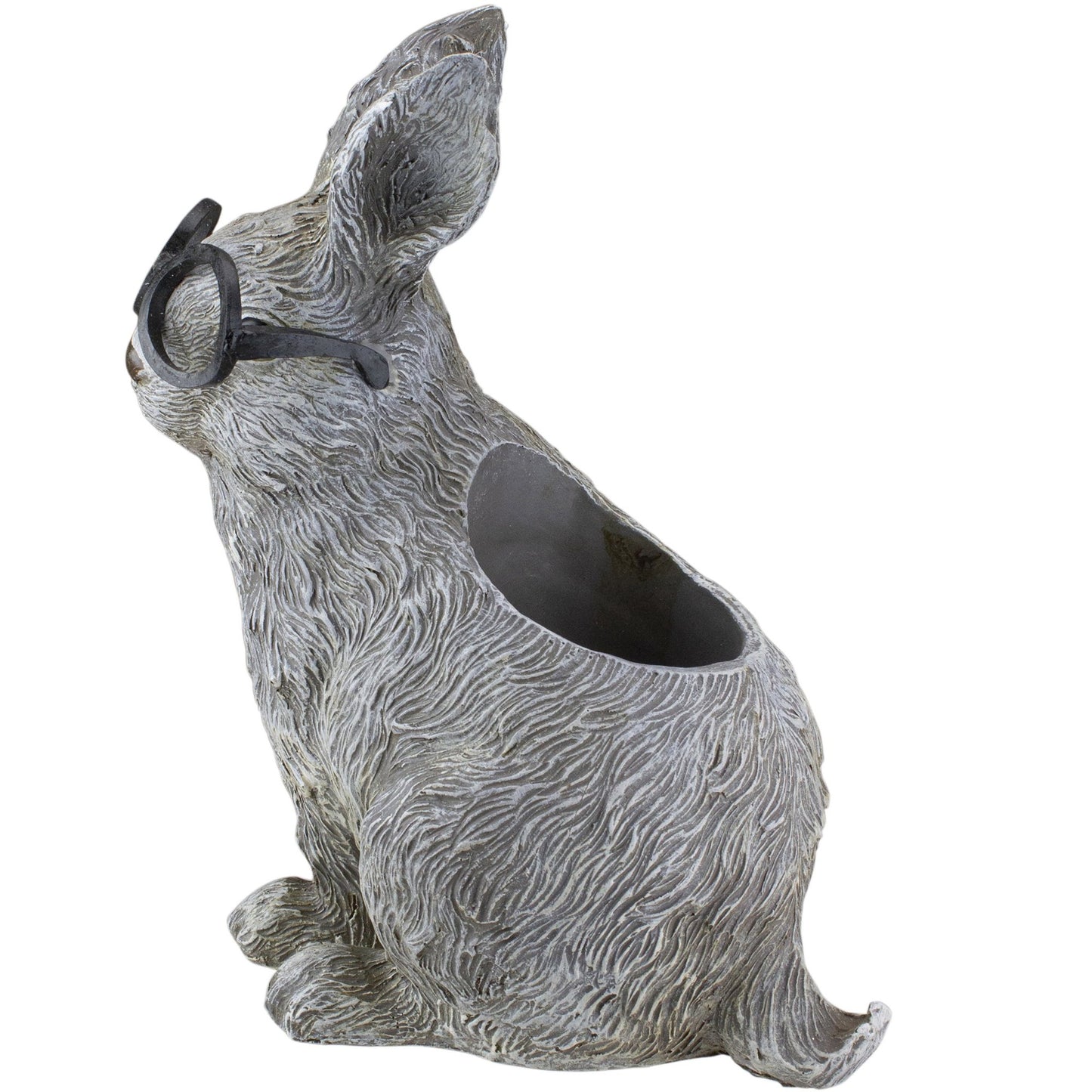 Pudgy Pals Rabbit with Glasses Planter by Roman