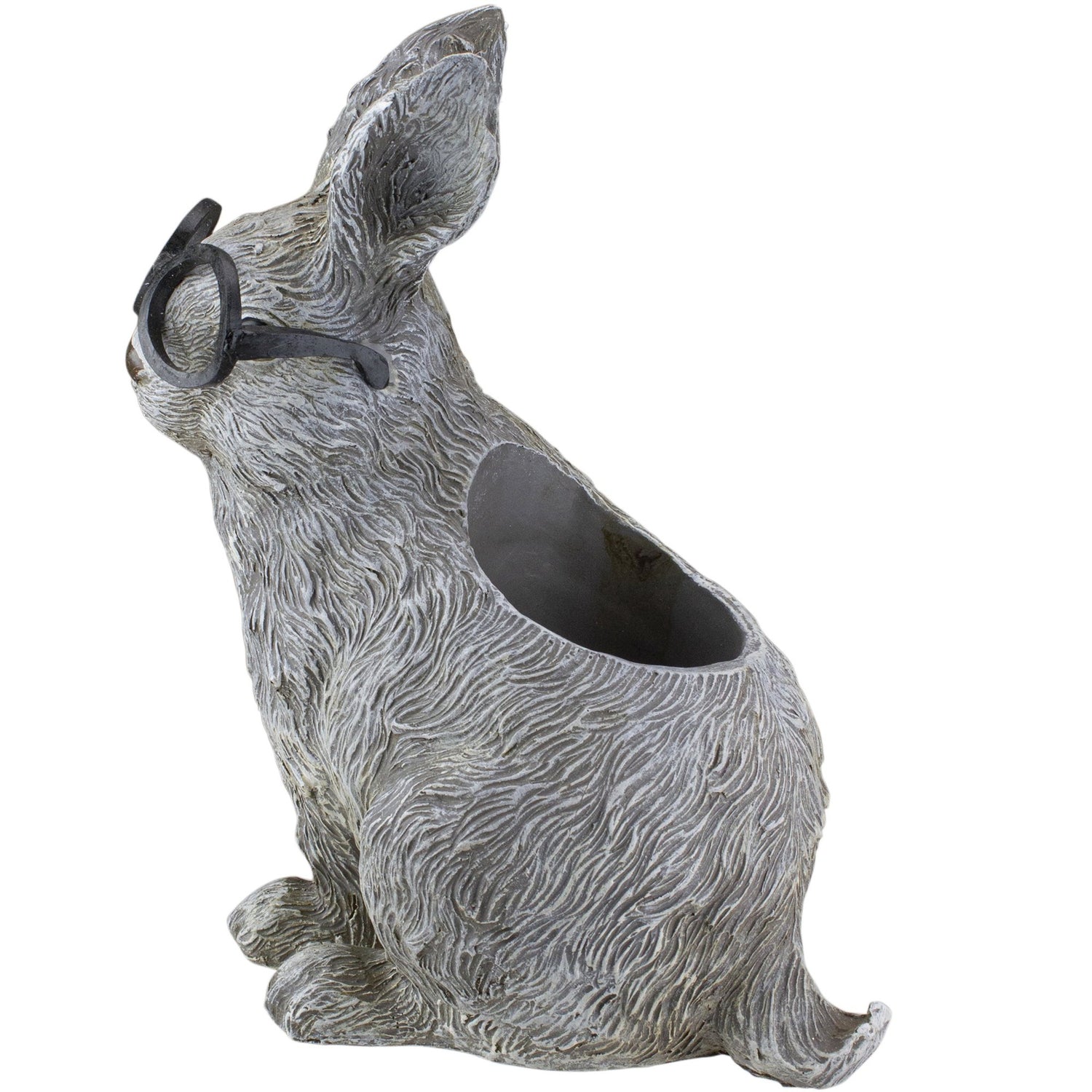 Pudgy Pals Rabbit with Glasses Planter by Roman
