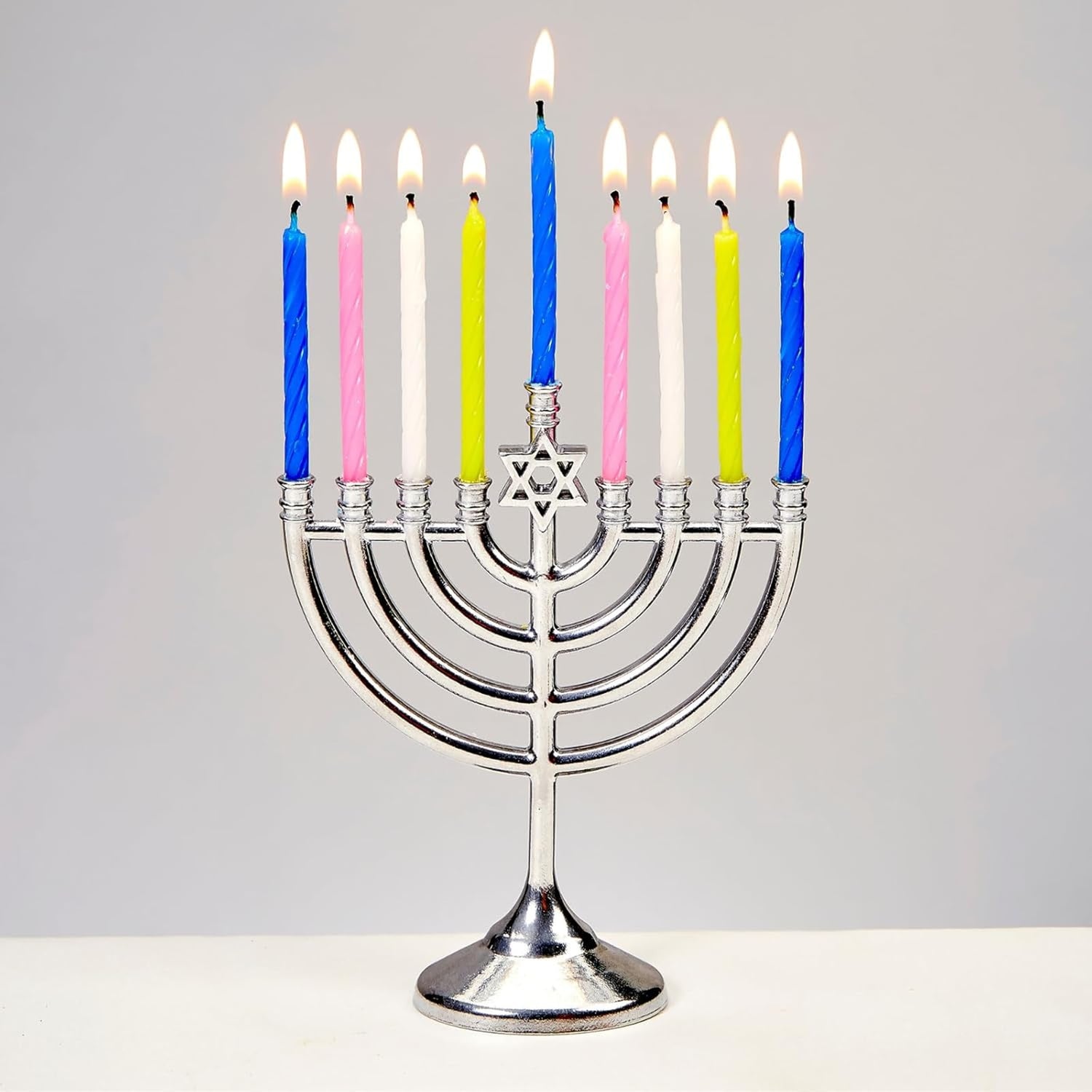 Rite Lite Mini Menorah Set with 48 Birthday Candles
