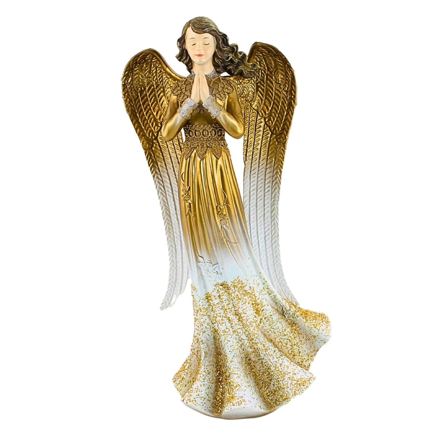 Roman Gold Sparkle Angel Figure