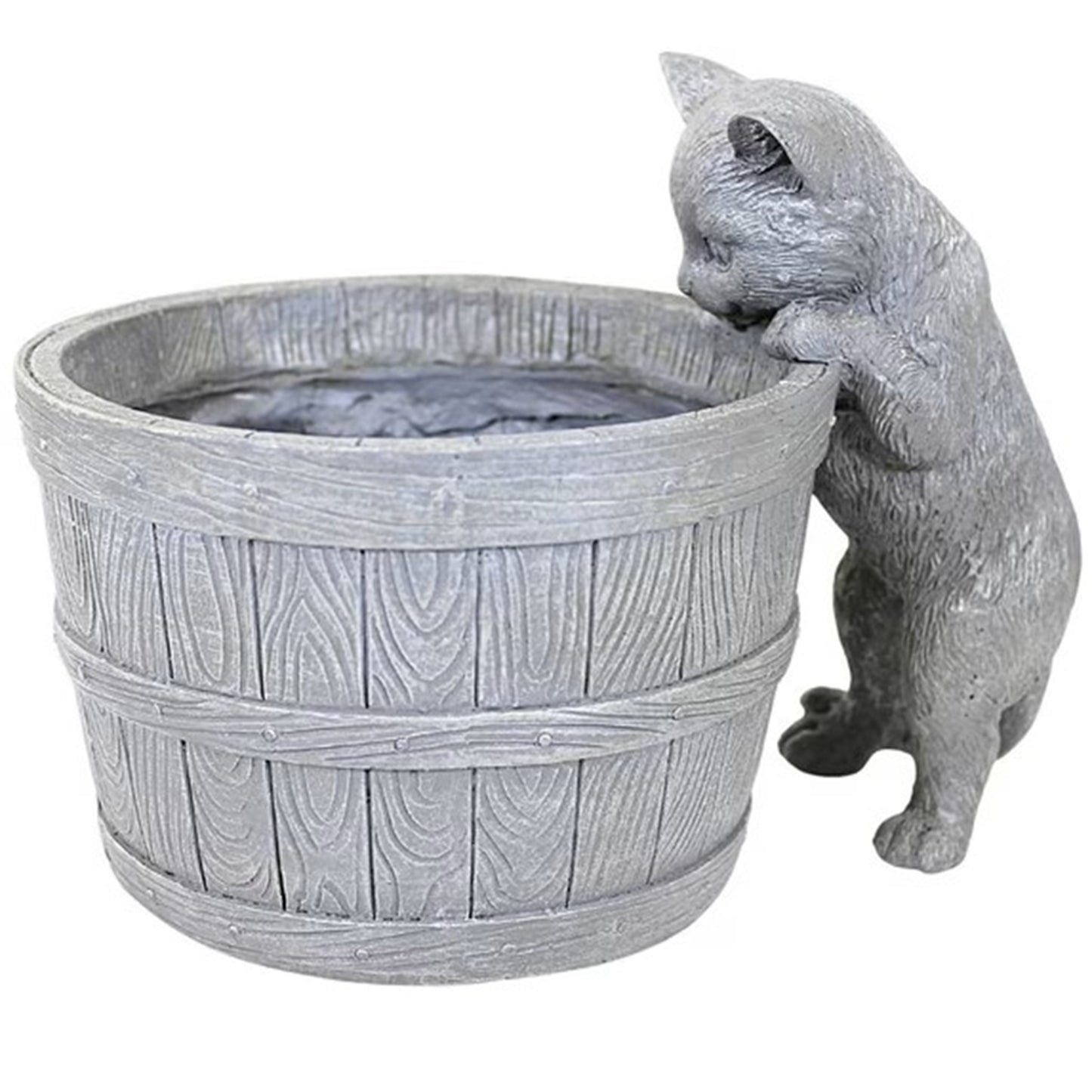 Roman Kitten Bucket Planter