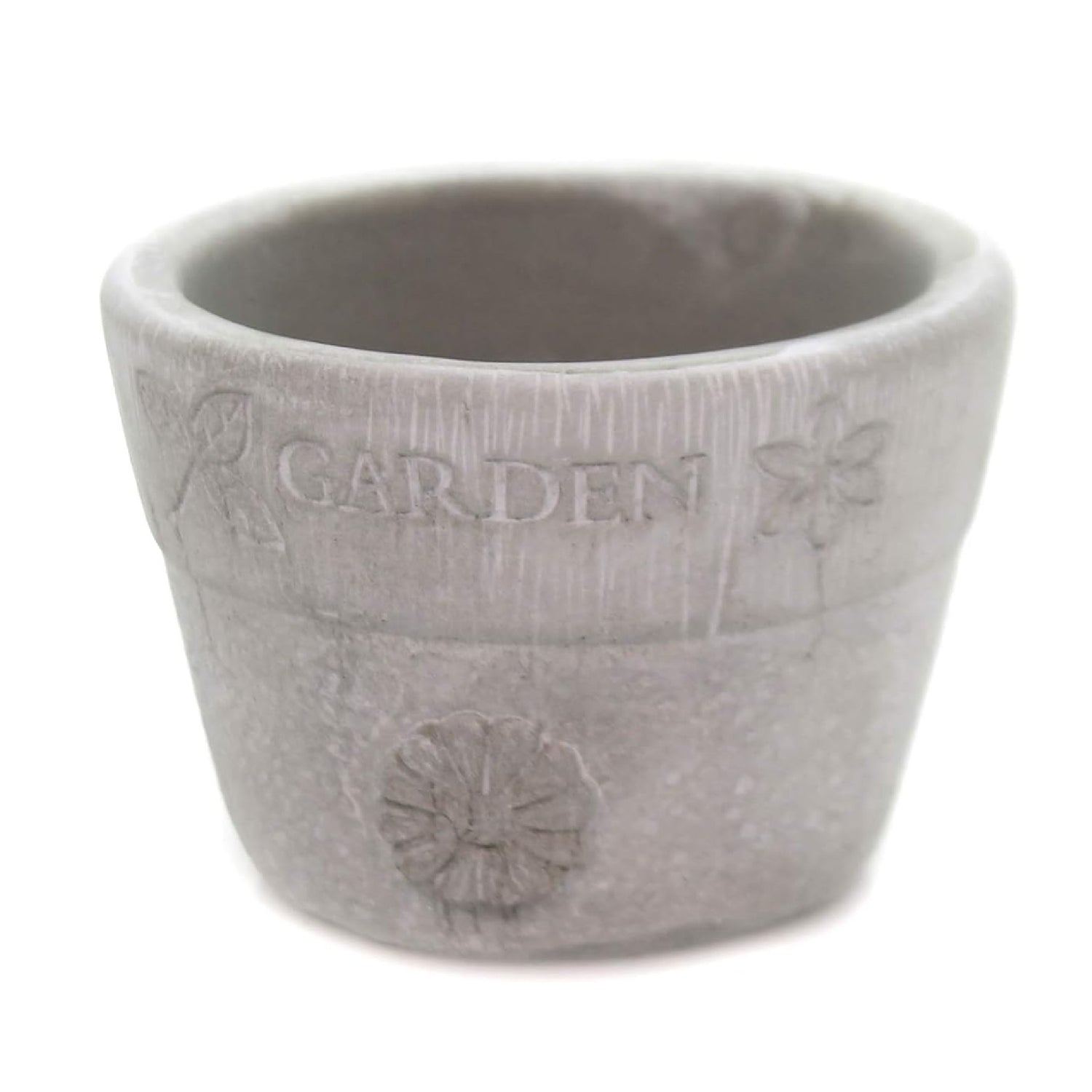 Roman 2.5"H Cement Garden Pot Giftables