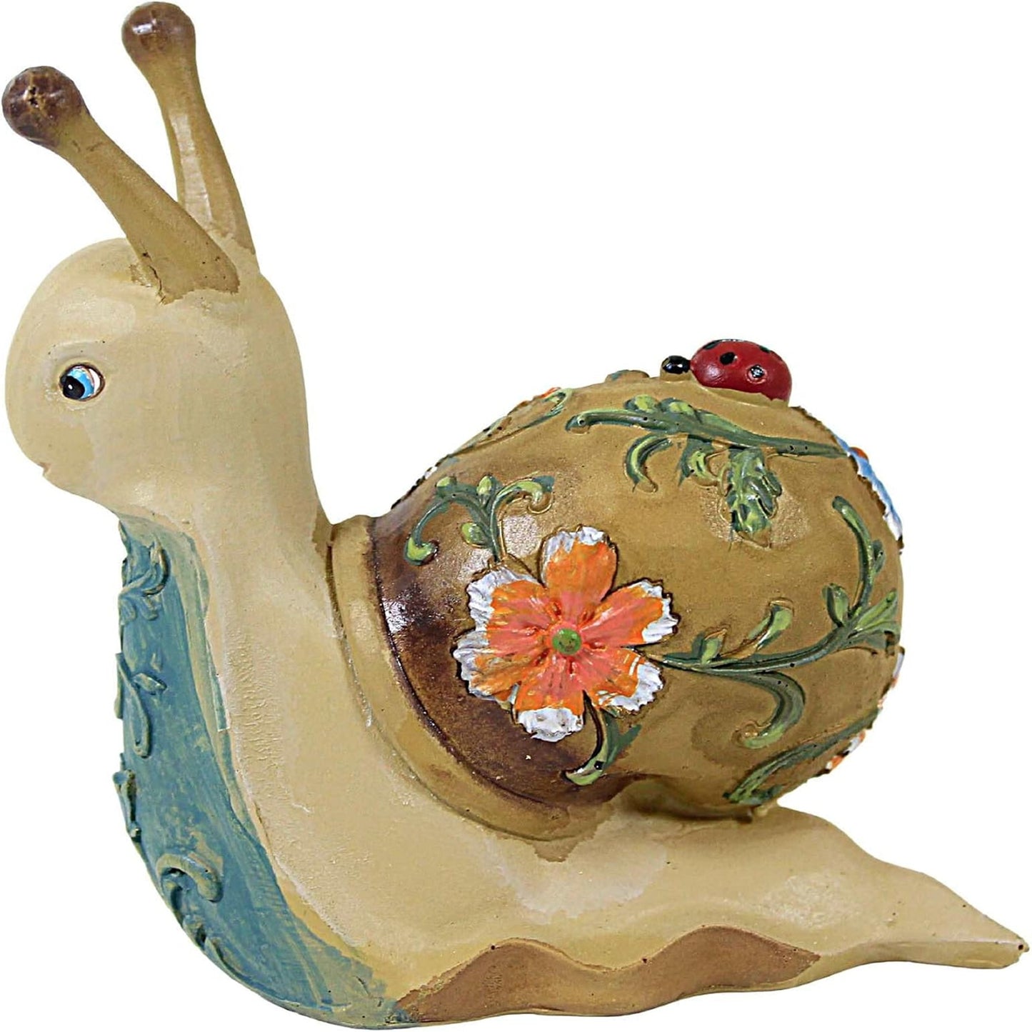 Roman 4.25"H Snail Garden Decor Animal Figurines