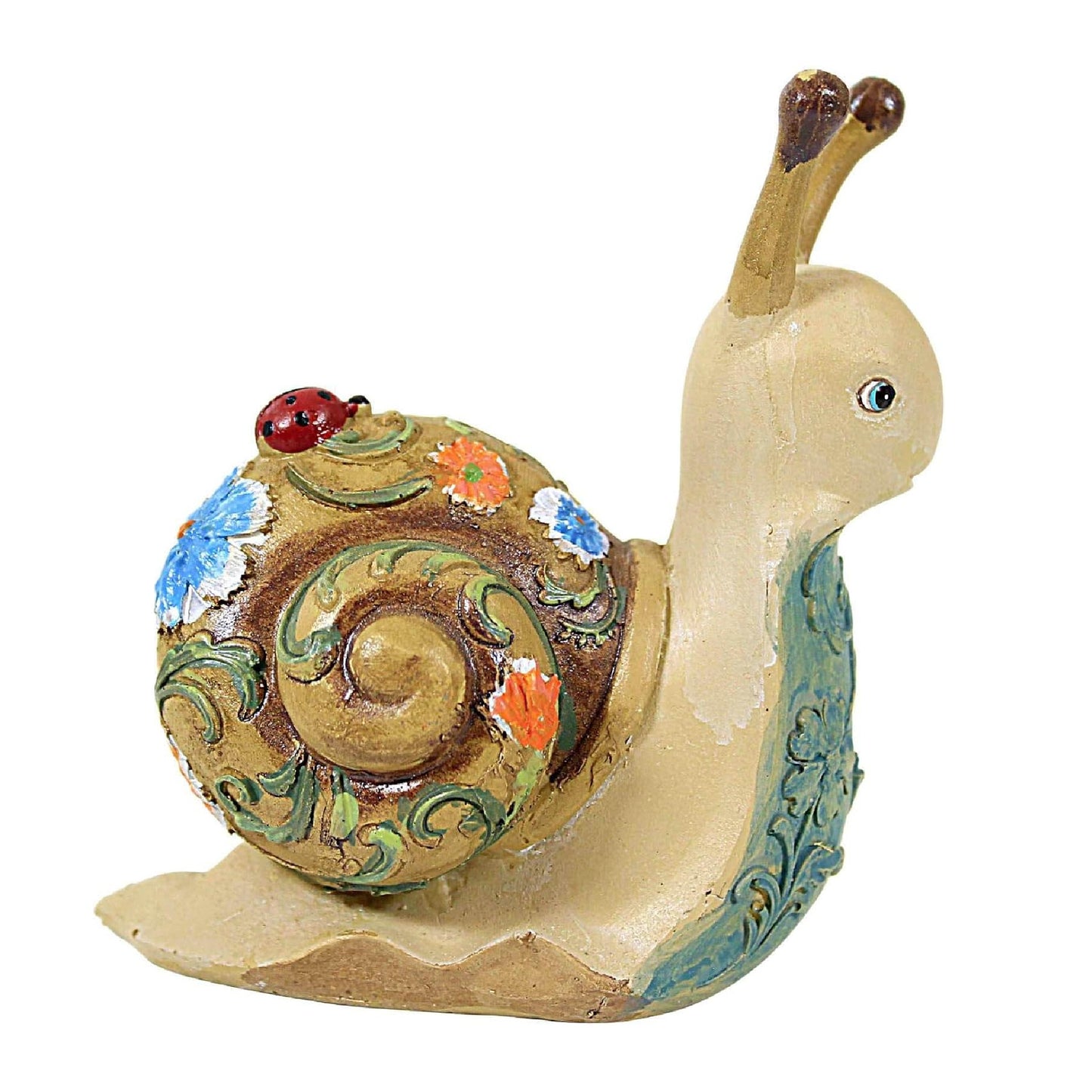 Roman 83387-4.25"H SNAIL FIGURE COLORFUL (12935) Home Decor Animal Figurines