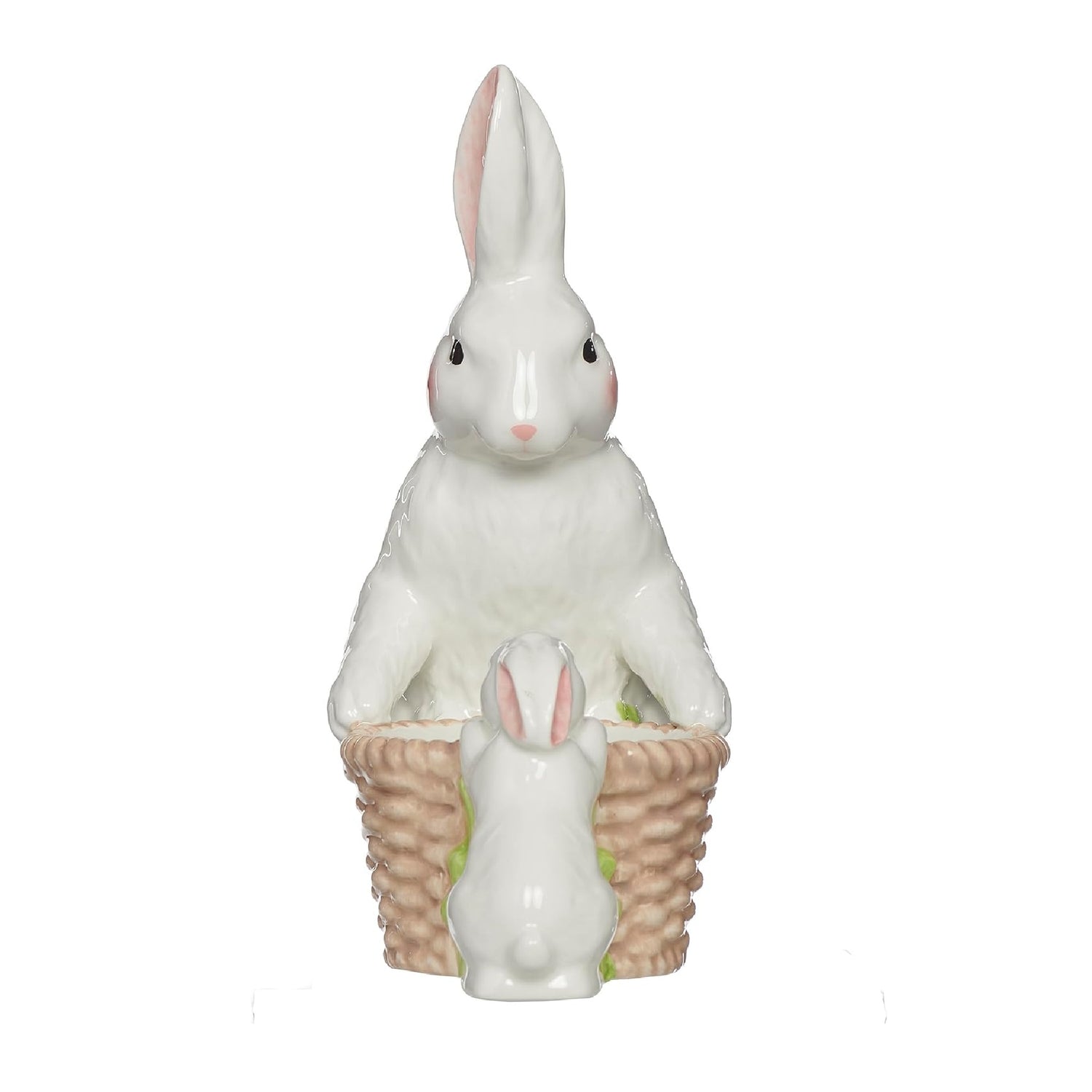 Roman Adult & Baby Bunny Planter