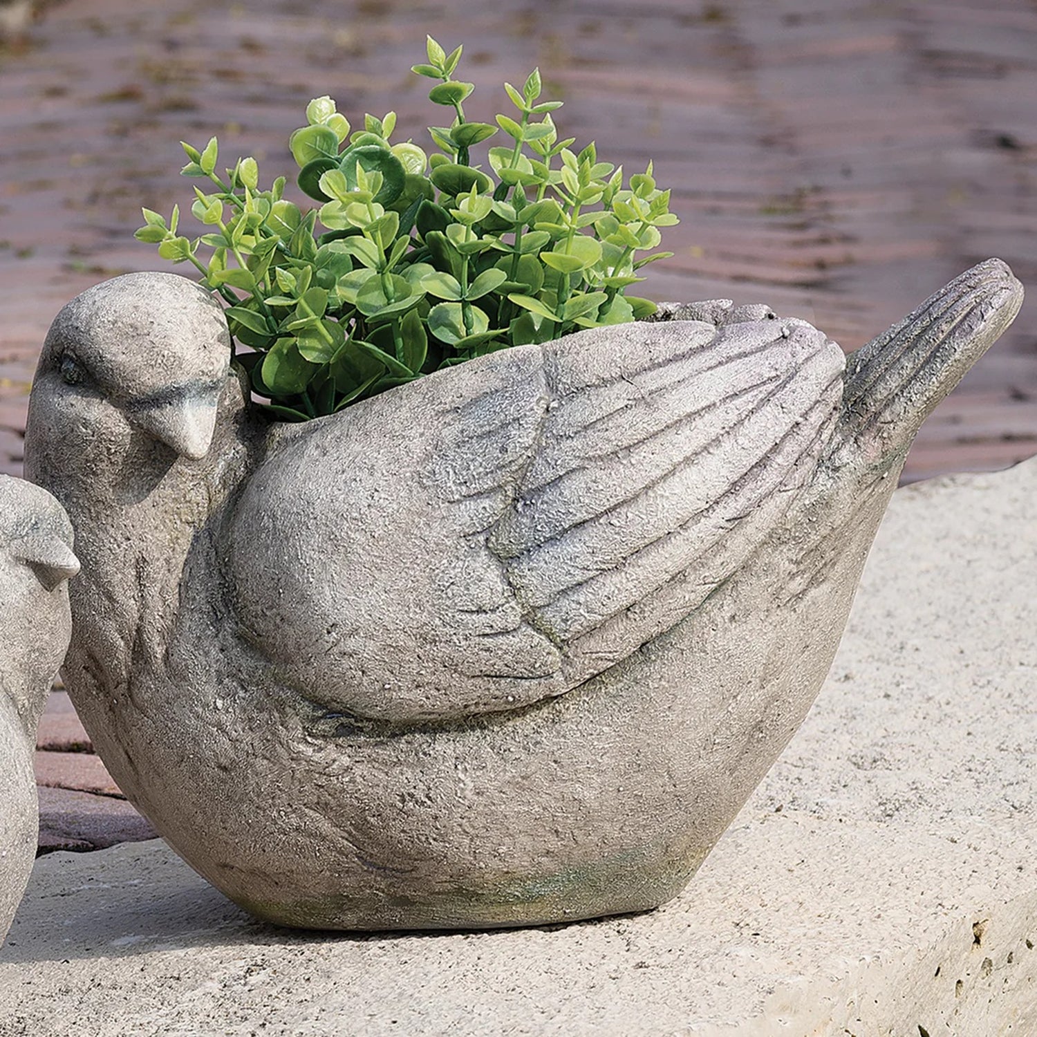 Roman Bird Planter