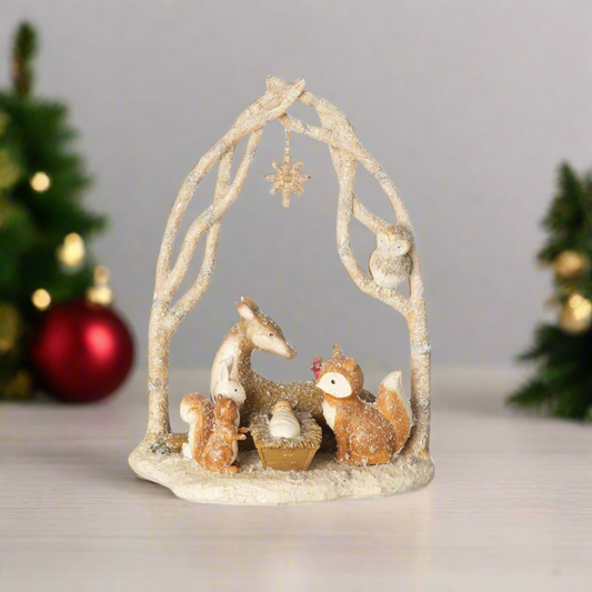 Roman Christmas Animal Nativity Figure, 11.5" H