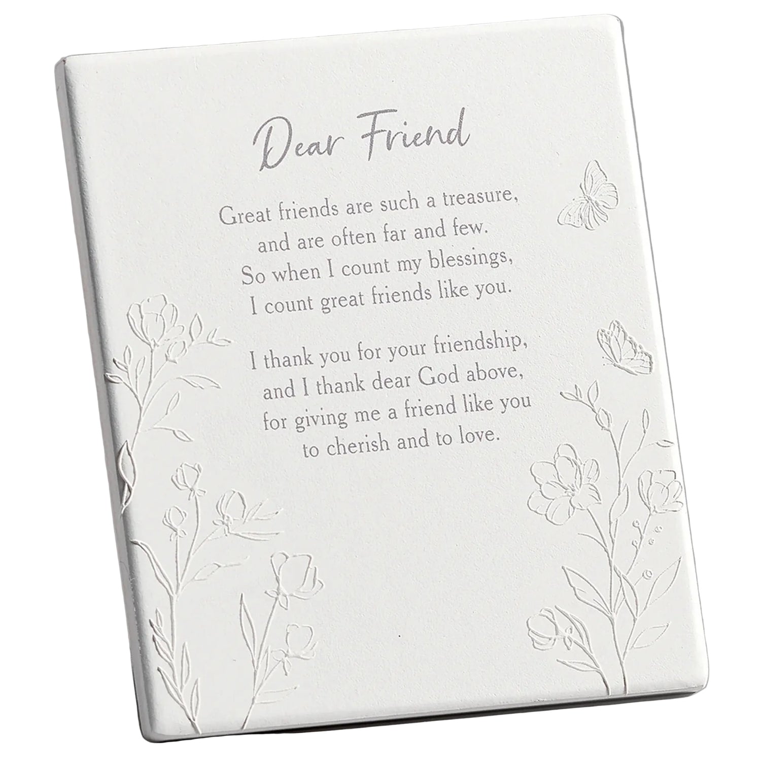 Roman Dear Friend Wall Plaque