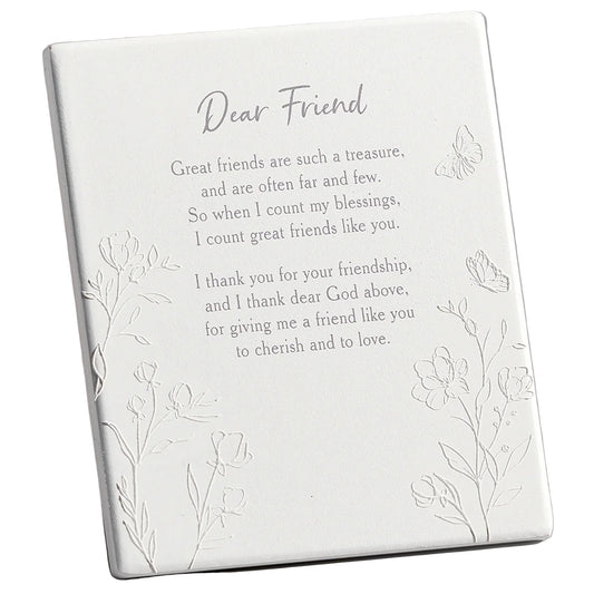 Roman Dear Friend Wall Plaque