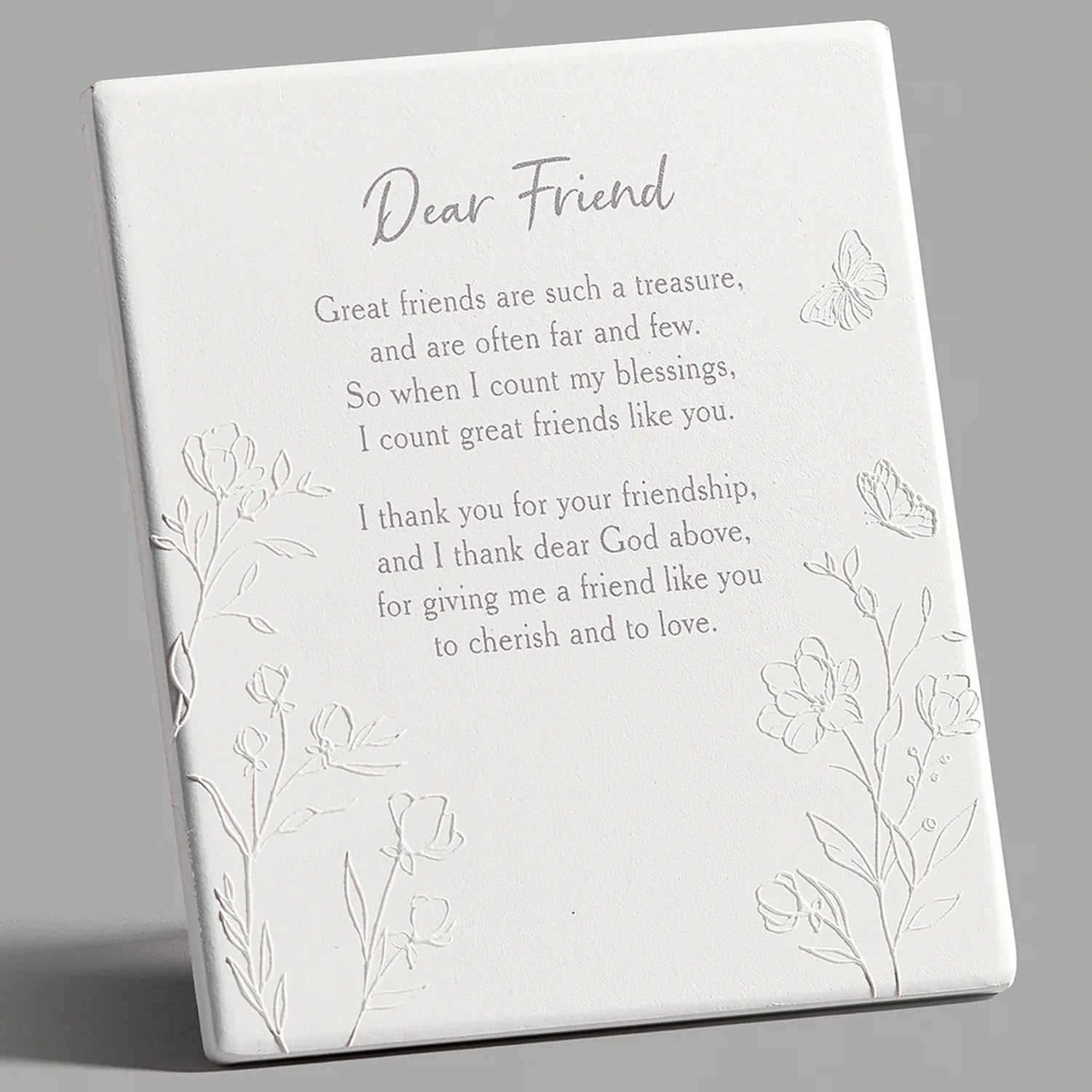 Roman Dear Friend Wall Plaque