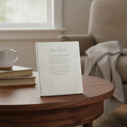 Roman Dear Friend Wall Plaque