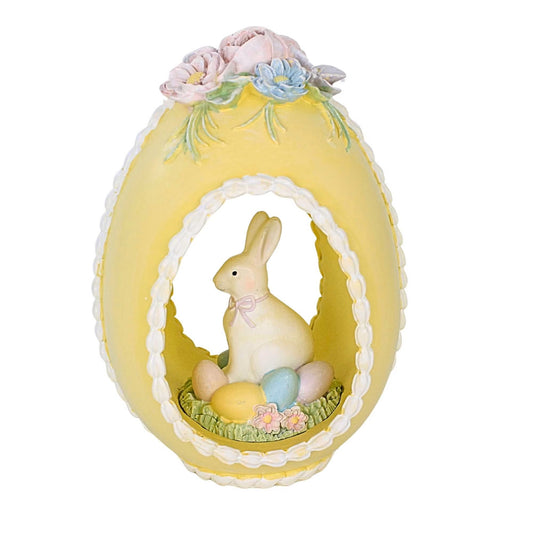 Roman Easter Sugar Egg Figure with Bunny