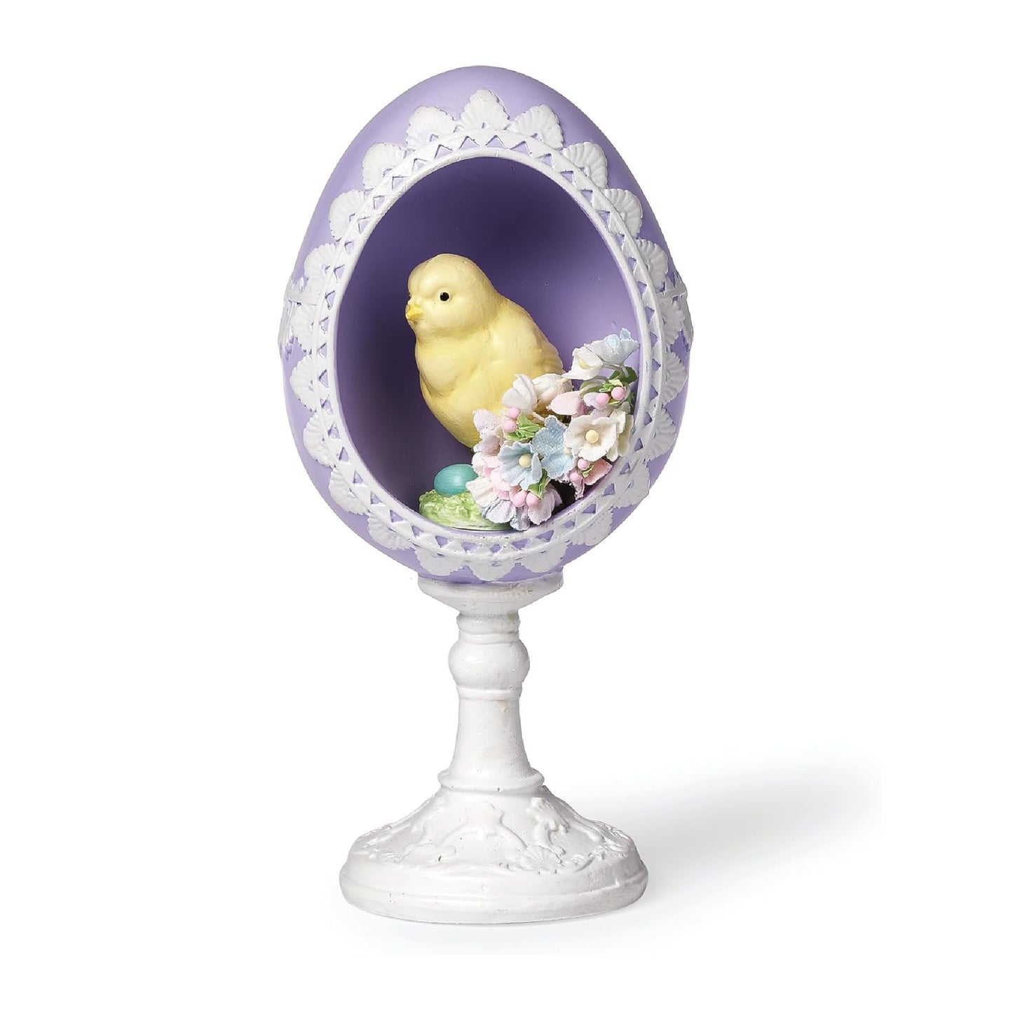 Roman Easter Sugar Egg Figure with Chick