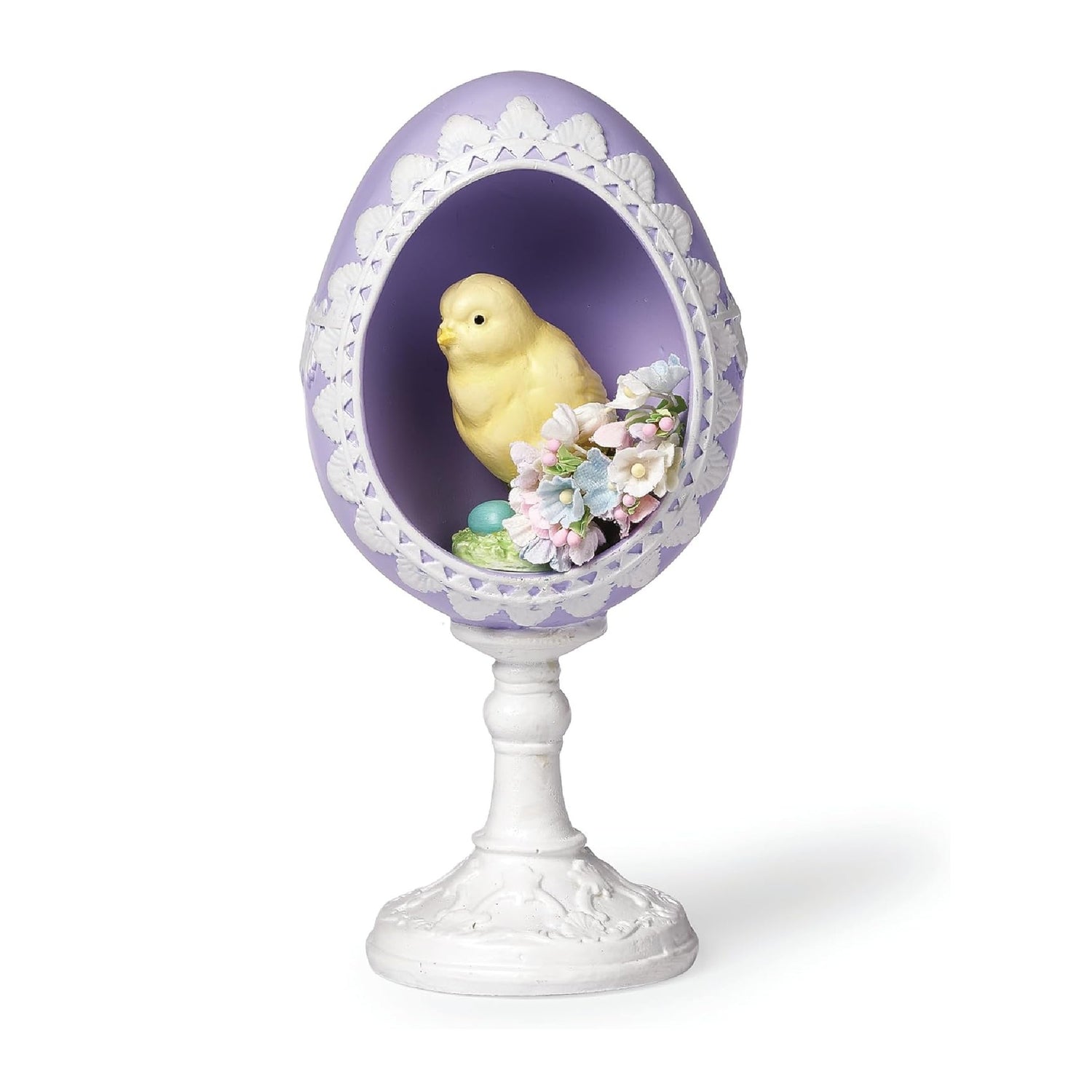 Roman Easter Sugar Egg Figure with Chick