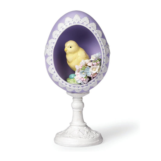 Roman Easter Sugar Egg Figure with Chick