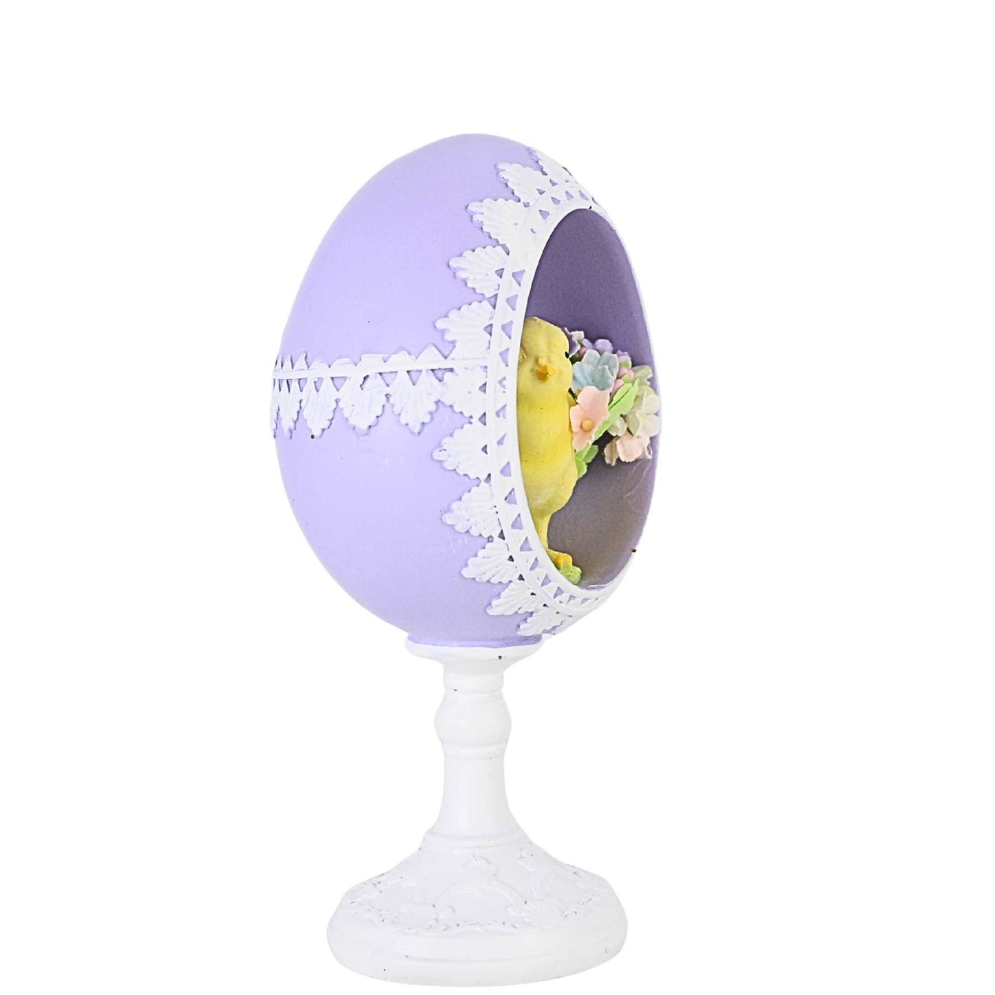 Roman Easter Sugar Egg Figure with Chick