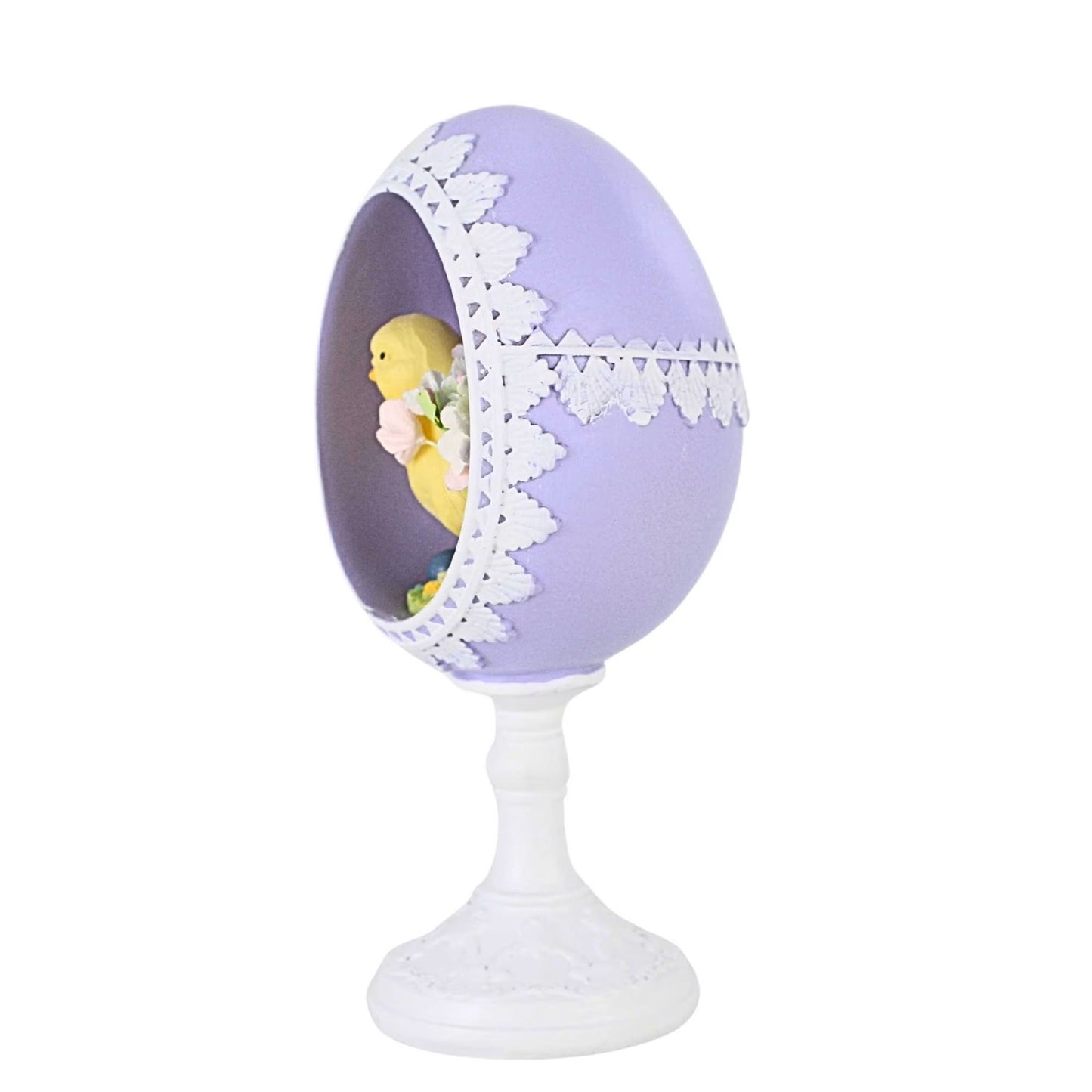 Roman Easter Sugar Egg Figure with Chick