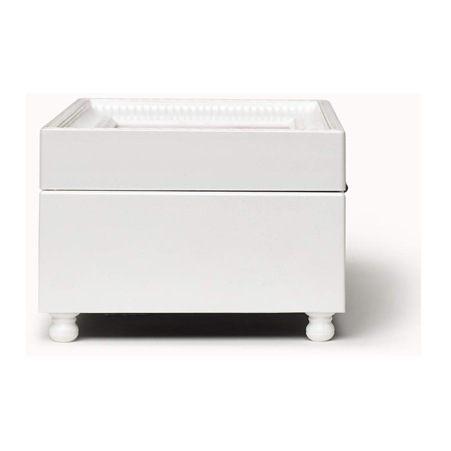 Roman First Communion Pearlized White Finish Music Box - Plays Amazing Grace