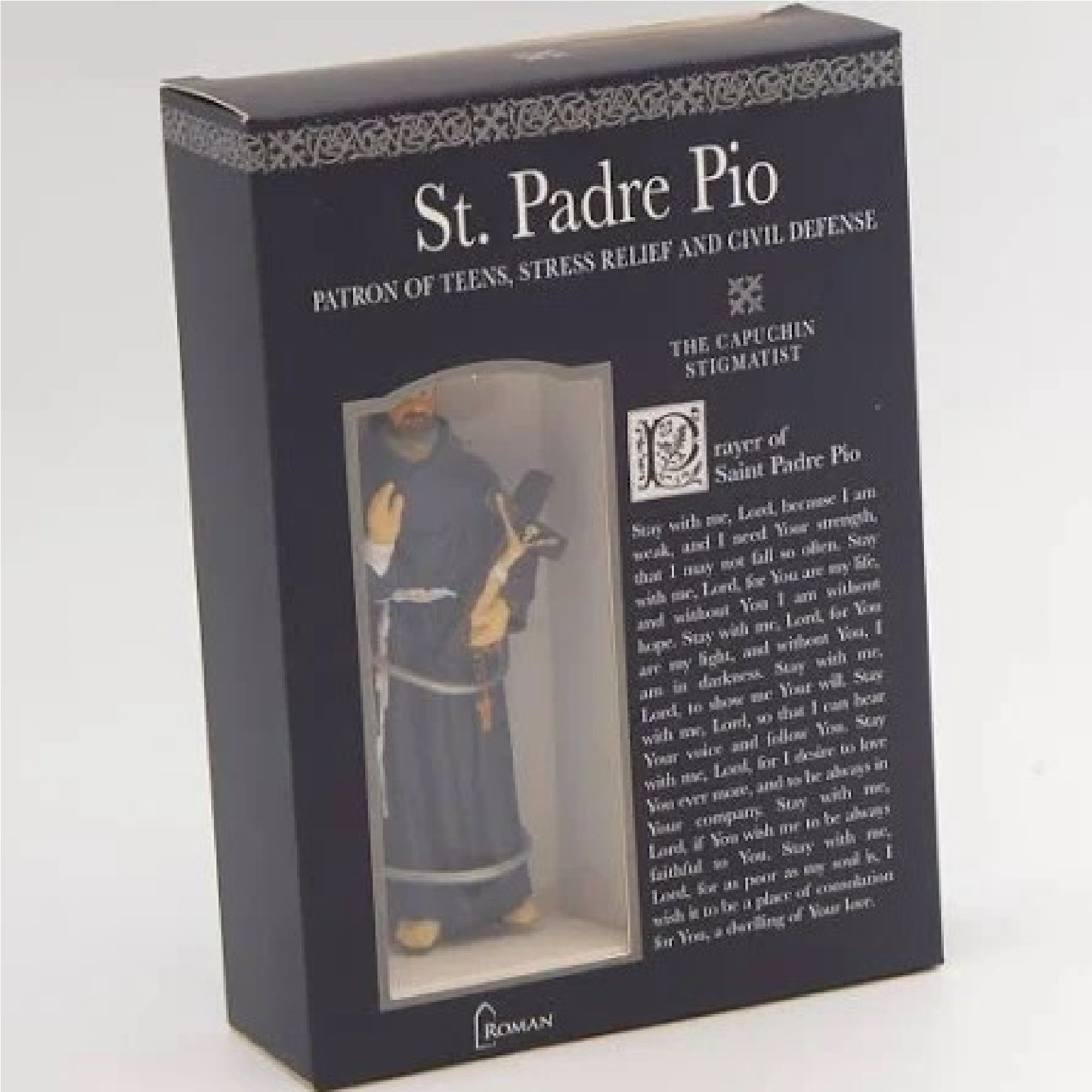 Roman Giftware Inc., Patrons & Protectors, 4" H ST Padre PIO Figure