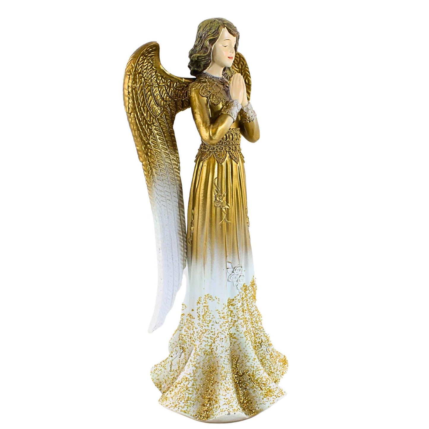 Roman Gold Sparkle Angel Figure