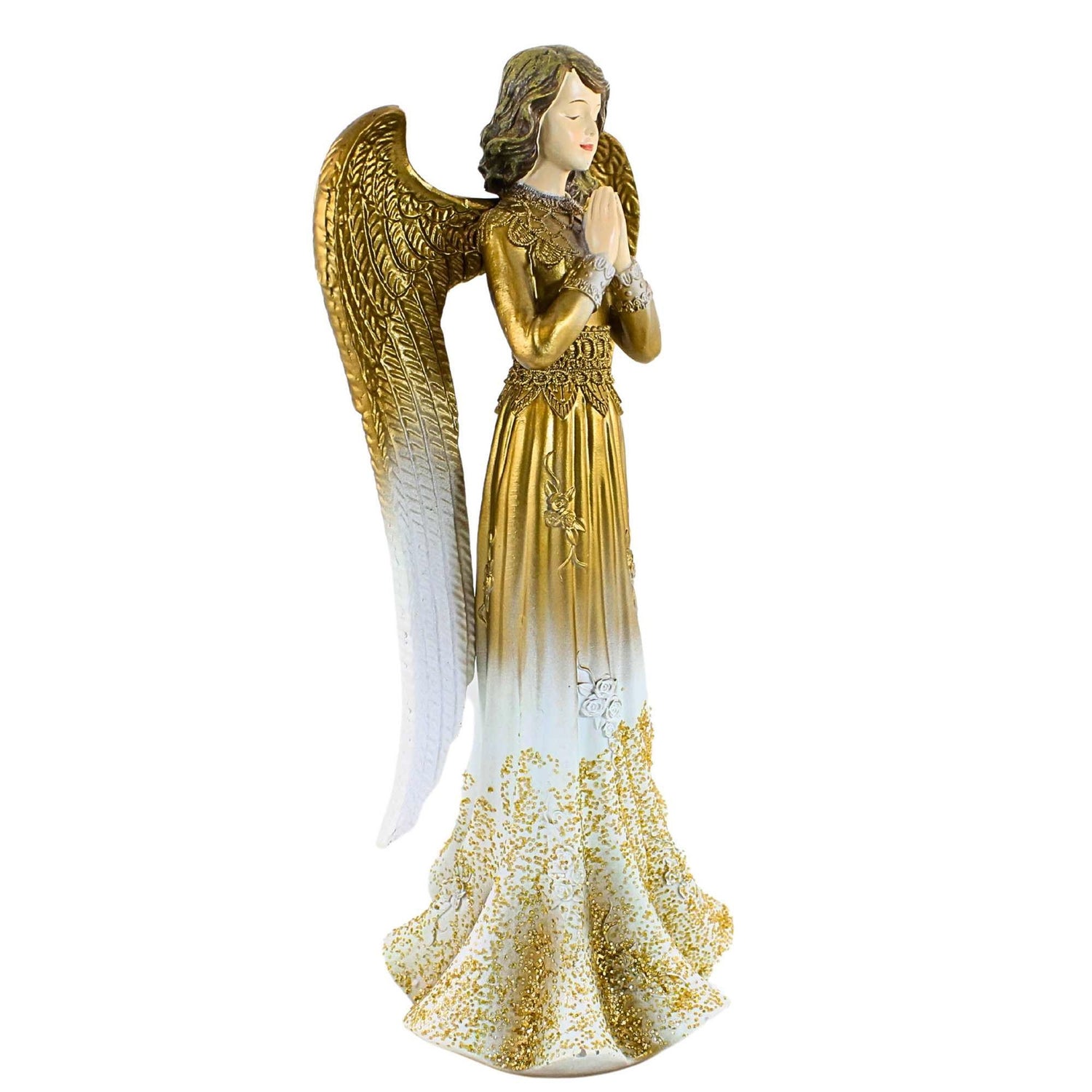 Roman Gold Sparkle Angel Figure