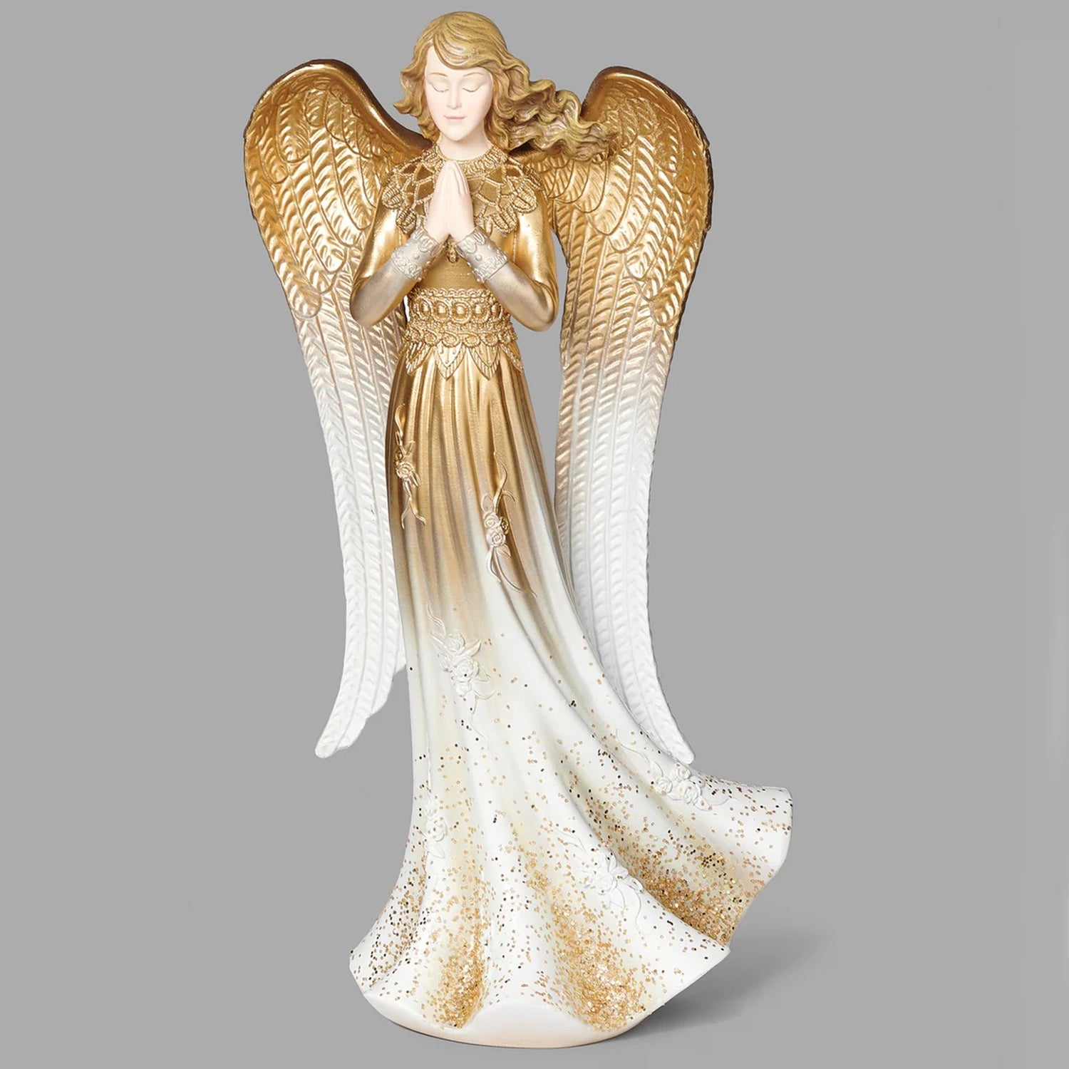 Roman Gold Sparkle Angel Figure