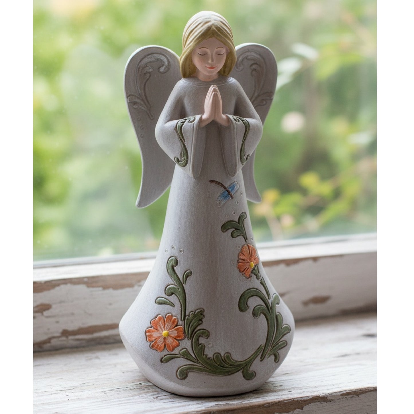 Roman Graceful Praying Angel Figure