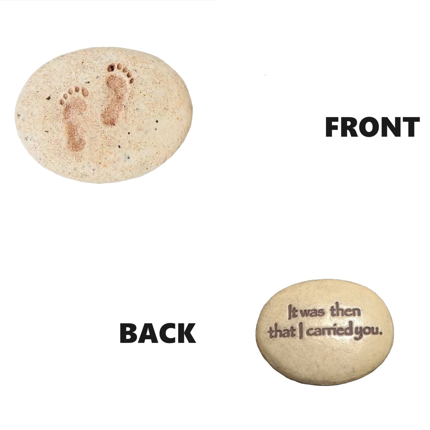 Roman, Inc. Footprints Pocket Stone