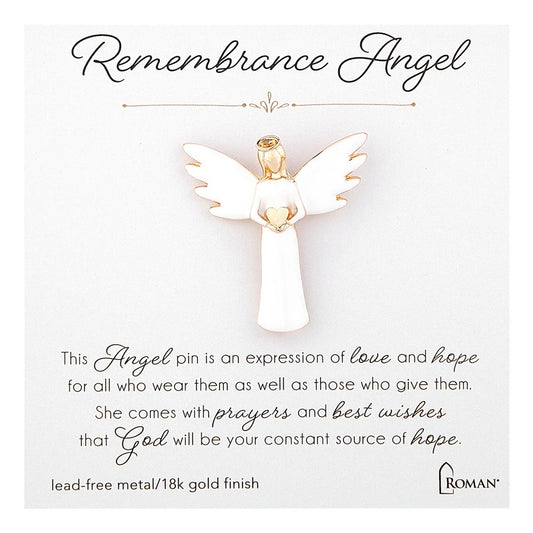Roman Remembrance Angel Pin Gift Box