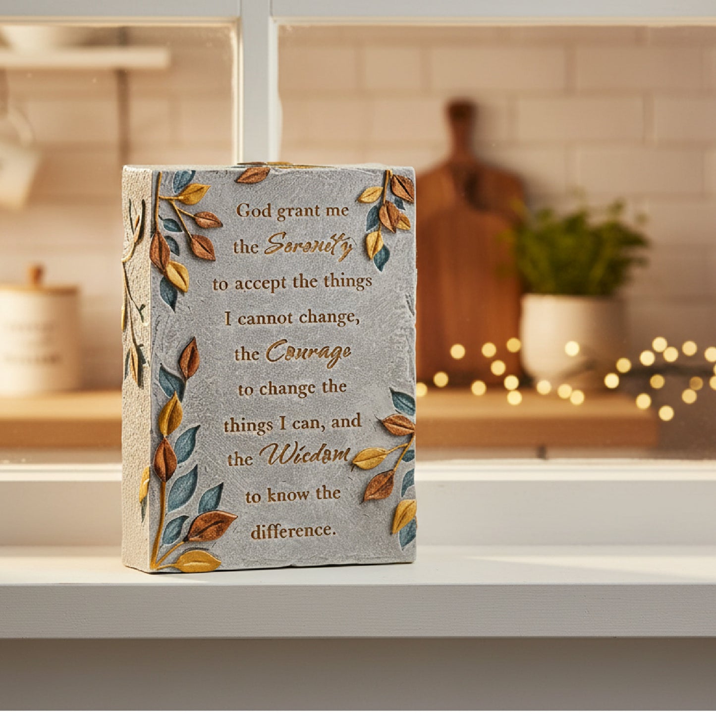 Roman Serenity Prayer Keepsake Box