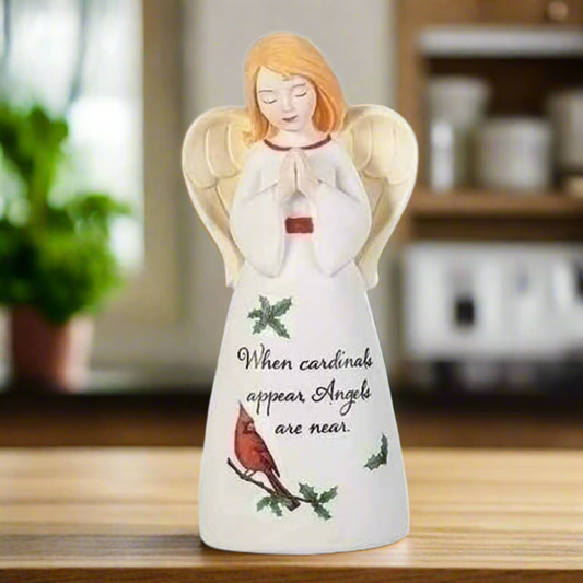 Roman When Cardinals Appear Angel are Near Angel Figurine, 4-inch