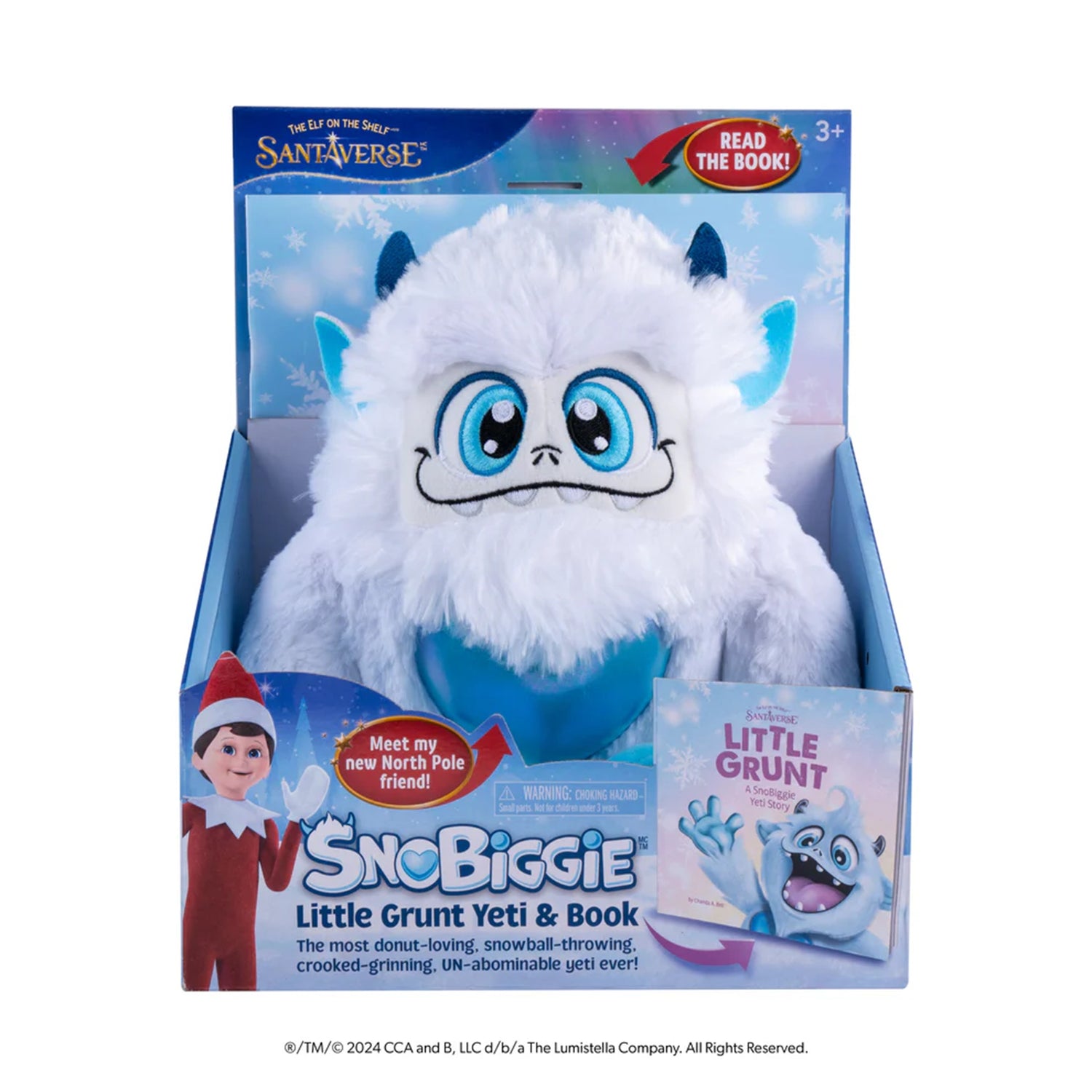 The Elf on the Shelf  Little Grunt Plush Yeti and Book