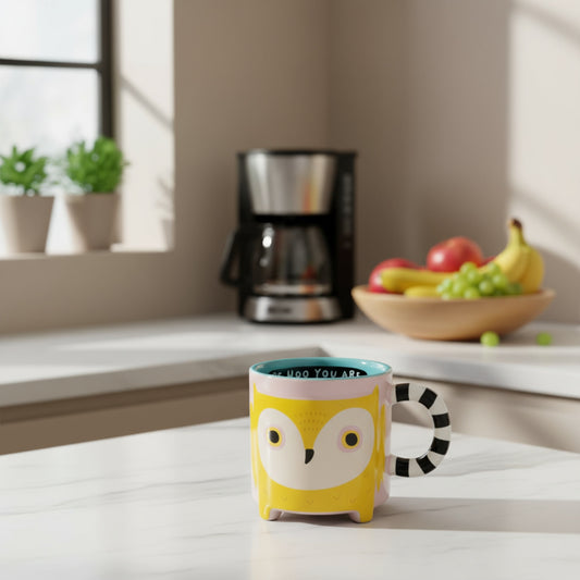 Sculpted Owl Mug Our Name Is Mud