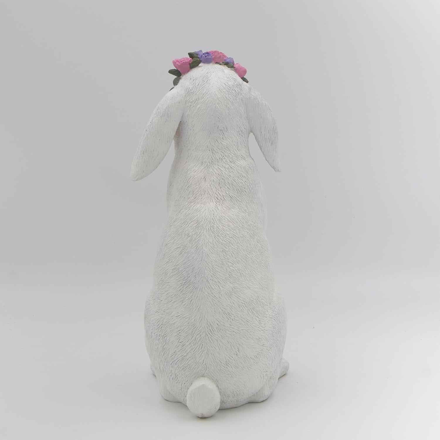 Standing Bunny with Floral Crown