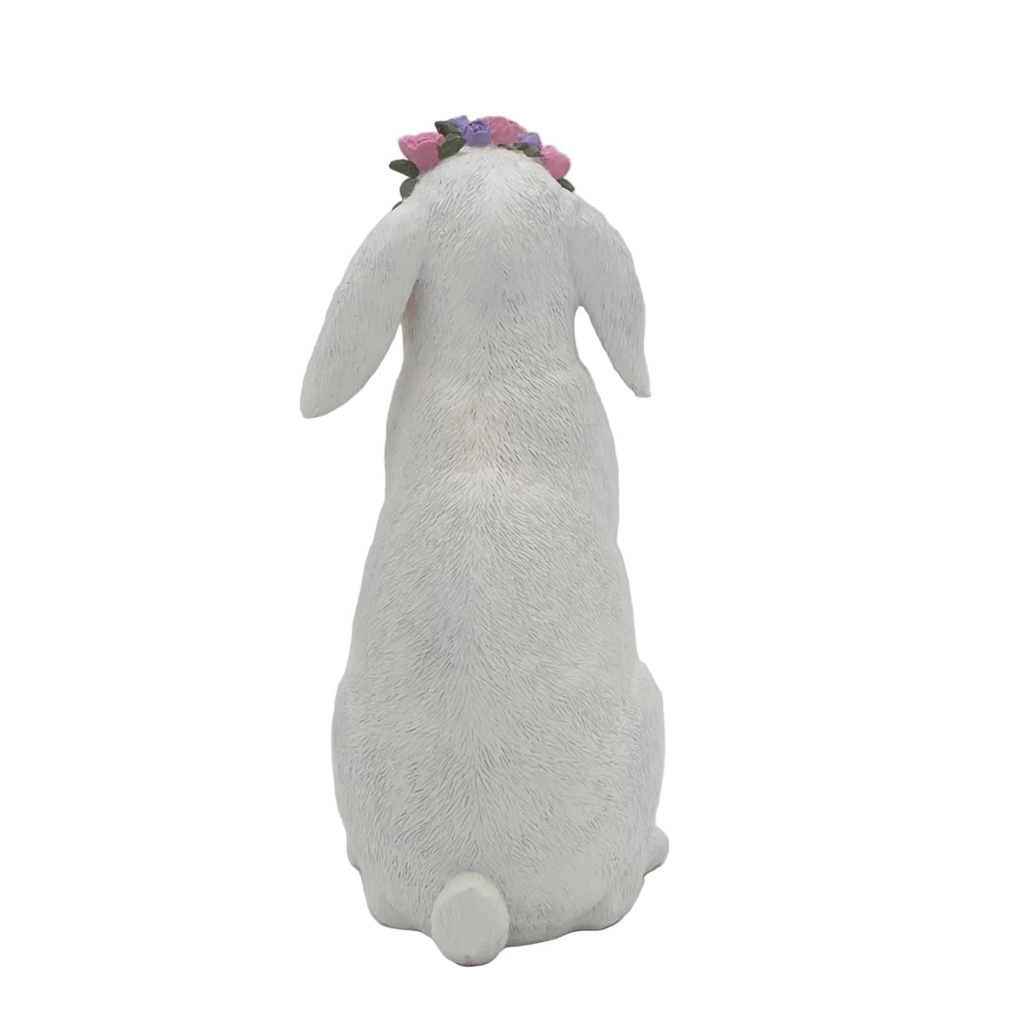 Standing Bunny with Floral Crown