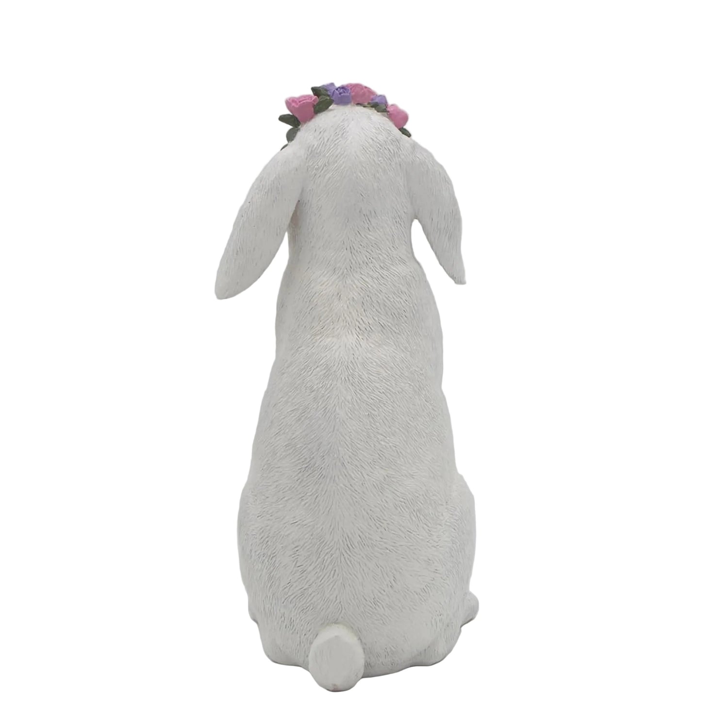 Standing Bunny with Floral Crown