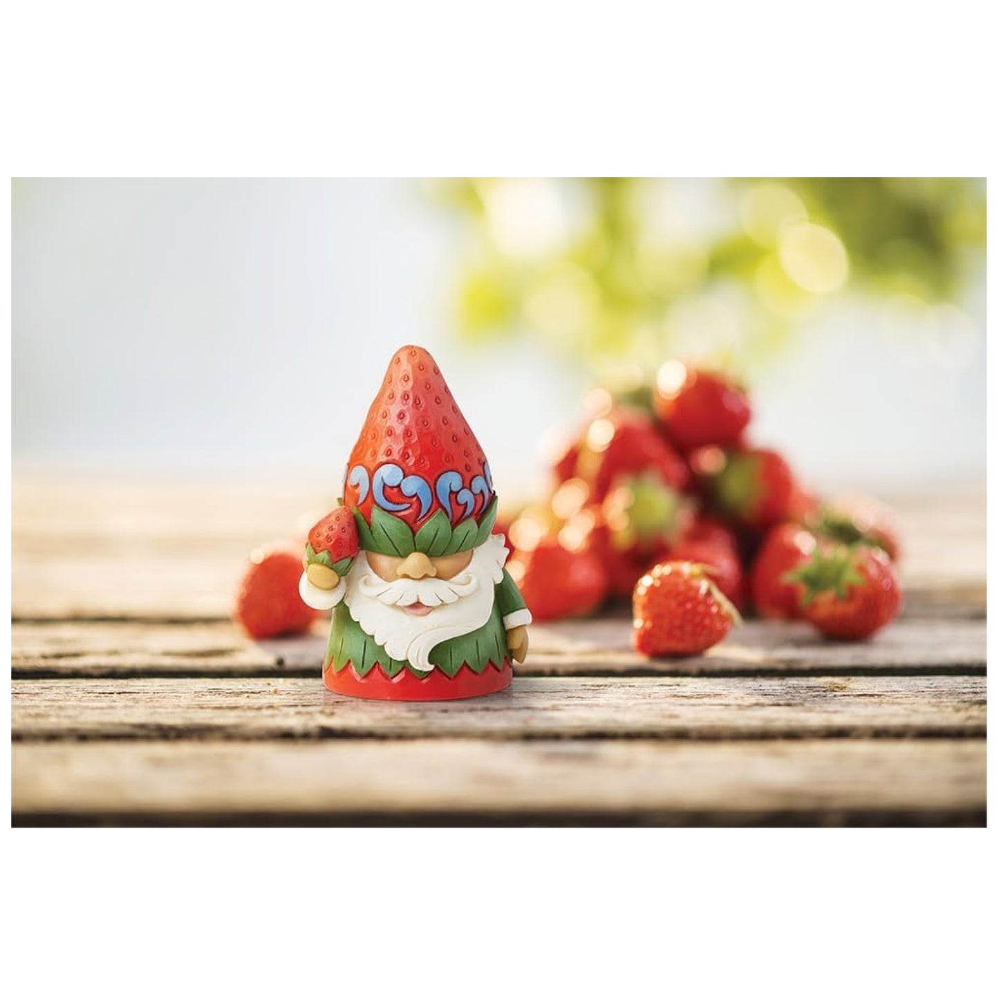 Strawberry Hat Gnome Figurine Jim Shore Heartwood Creek