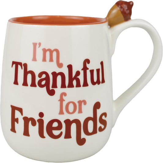 Thankful Friends Acorn Mug Our Name Is Mud