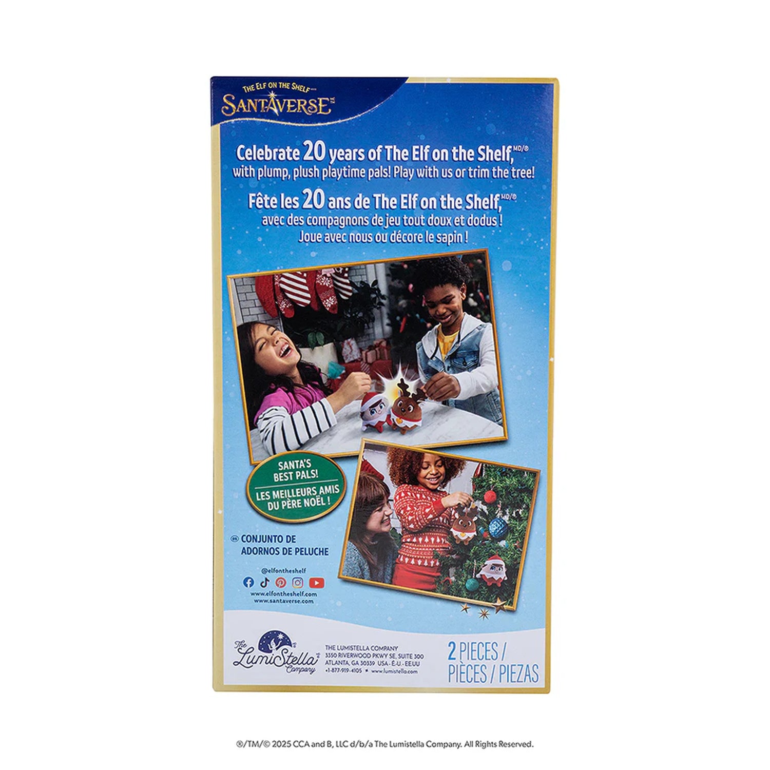 The Elf On The Shelf Santaverse Celebration Ornament Plush