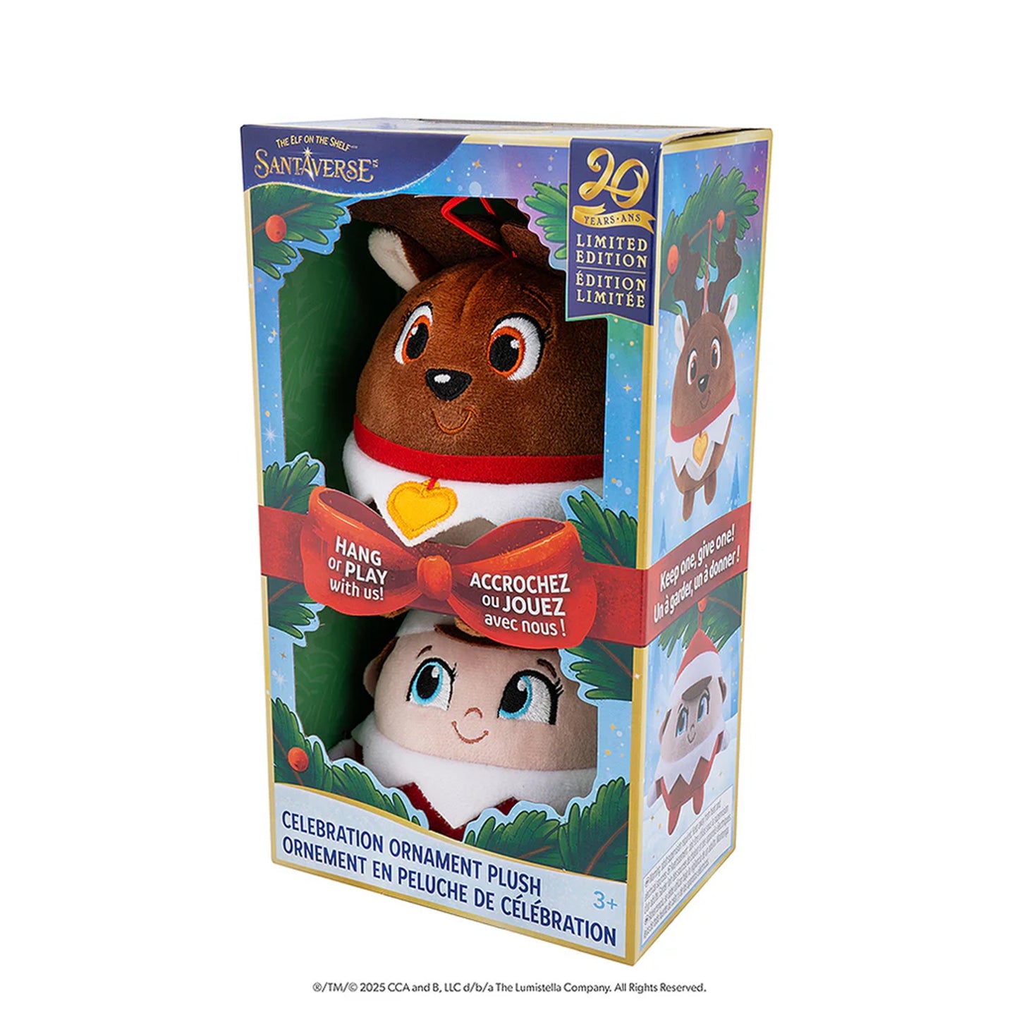 The Elf On The Shelf Santaverse Celebration Ornament Plush