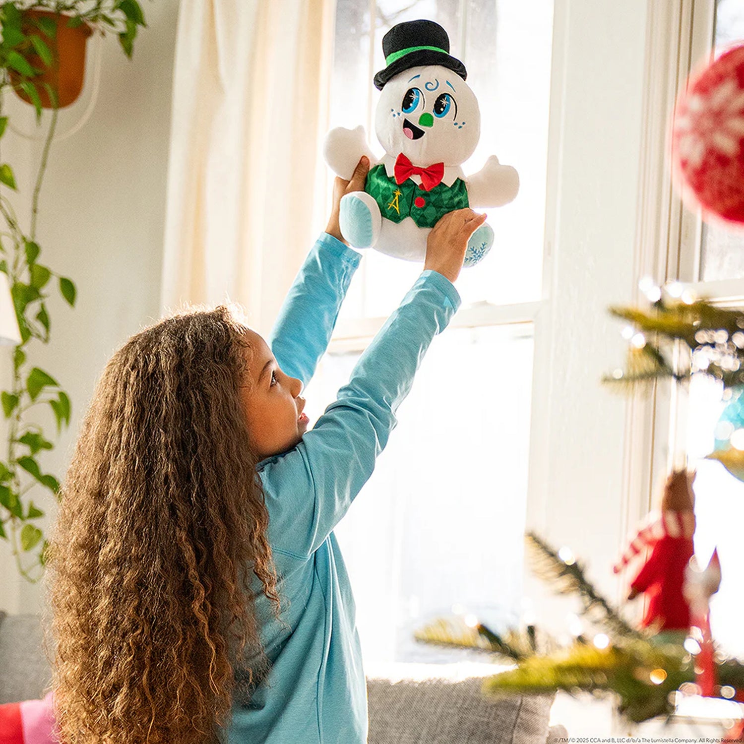 The Elf On The Shelf SnoStax Razzle the Snowman Plush and Book