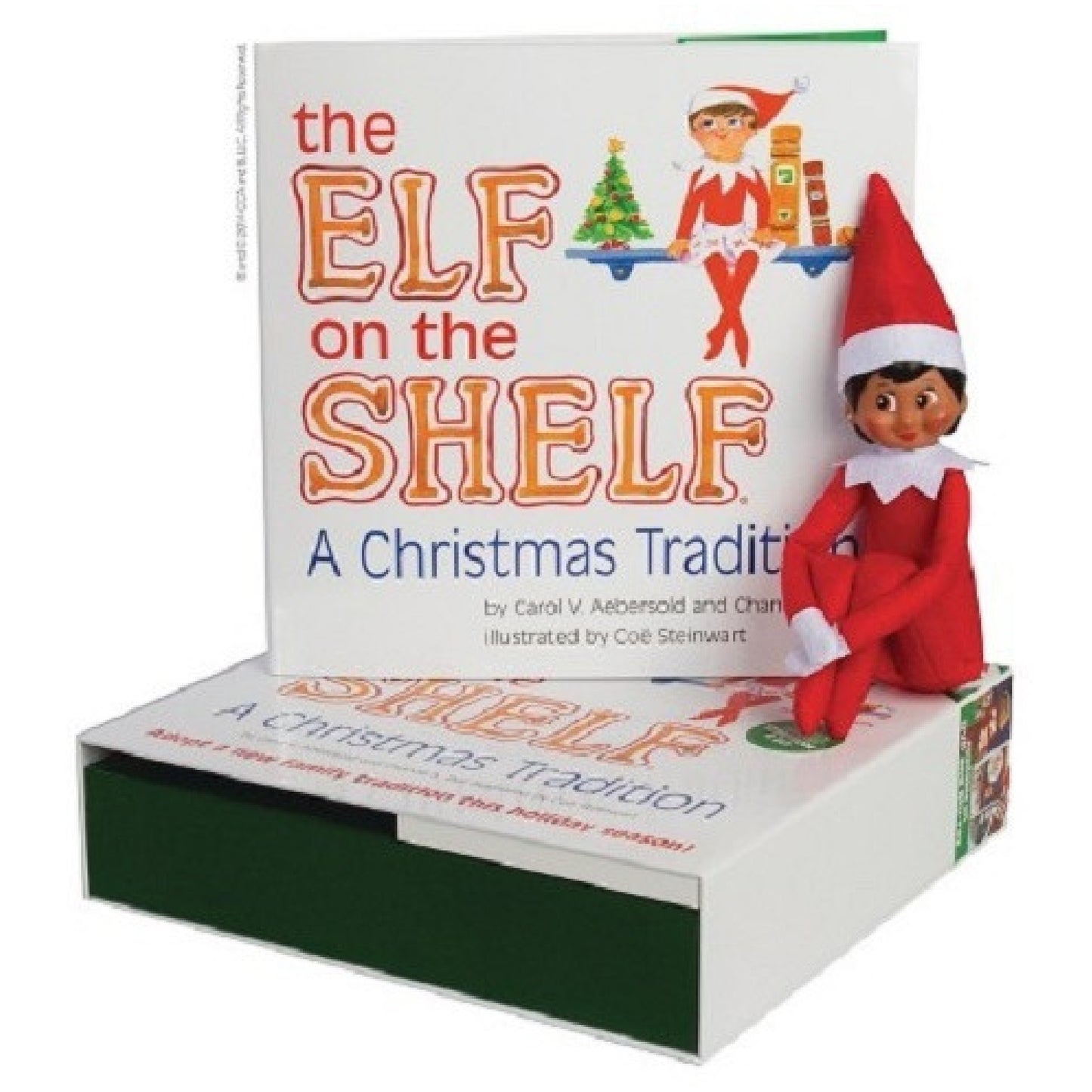 The Elf on the Shelf: A Christmas Tradition - Girl Scout Elf with Brown Eyes - Includes Artfully Illustrated Storybook, Keepsake Box and Official Adoption Certificate
