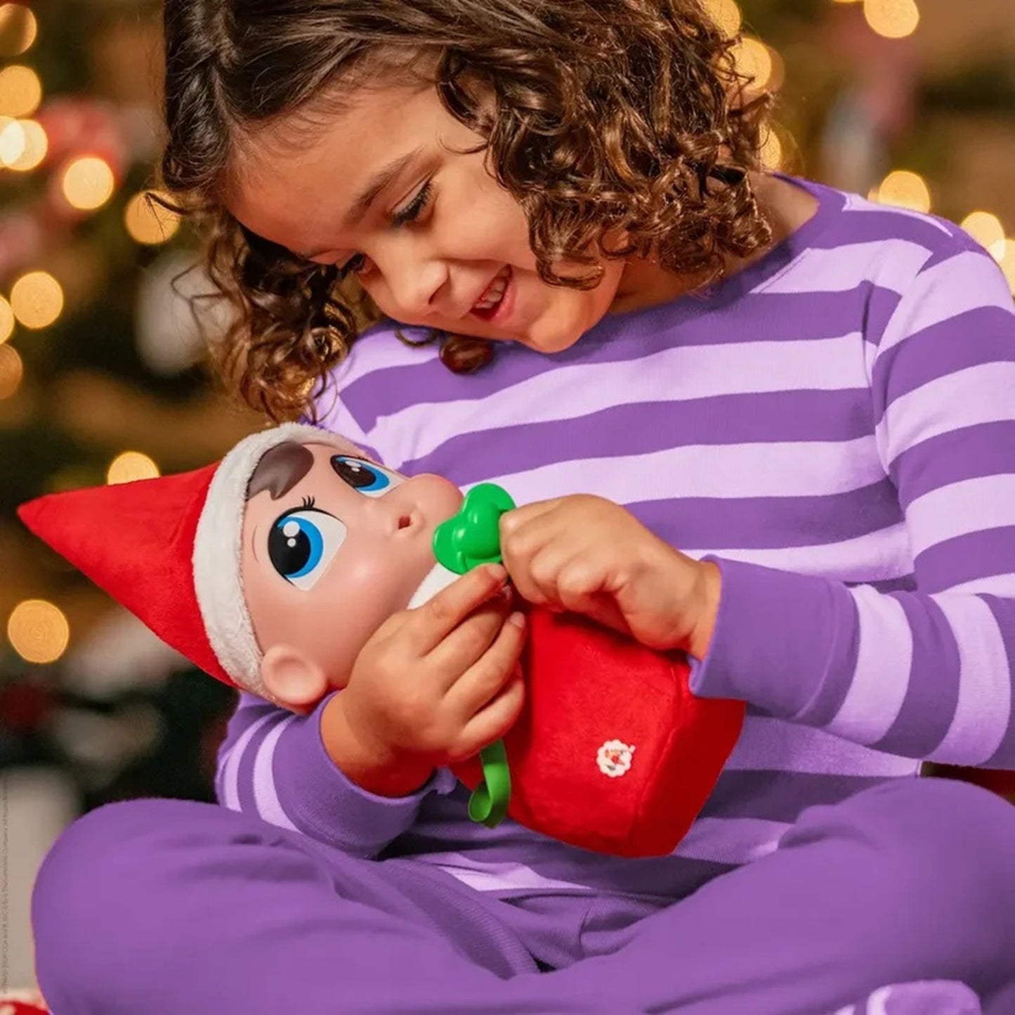 The Elf on the Shelf Bloom & Bundle Cuddle Set with Bottle and Pacifier Frost Pips