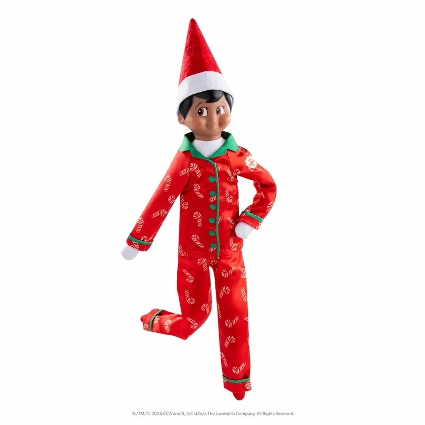 The Elf on the Shelf Candy Cane Couture Elf Pajama Set Claus Couture Collection