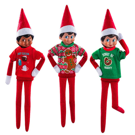 The Elf on the Shelf Claus Couture Collection Festive Fun T-Shirt Set