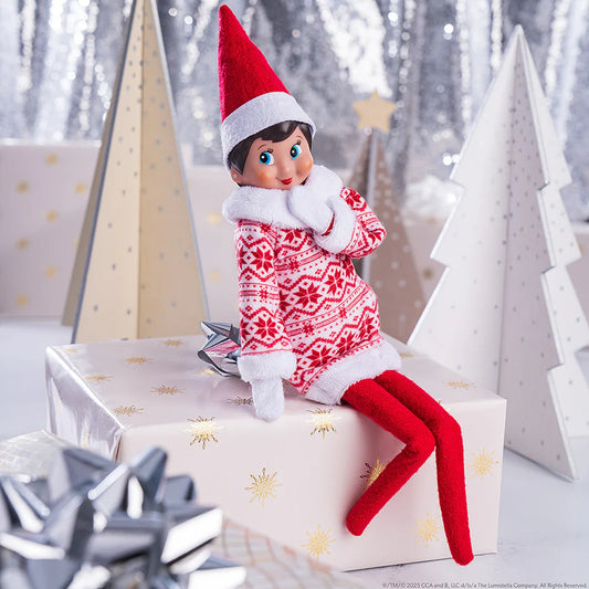 The Elf on the Shelf  Claus Couture Collection Snowflake Sweetie Dress - Ria's Gift Shop