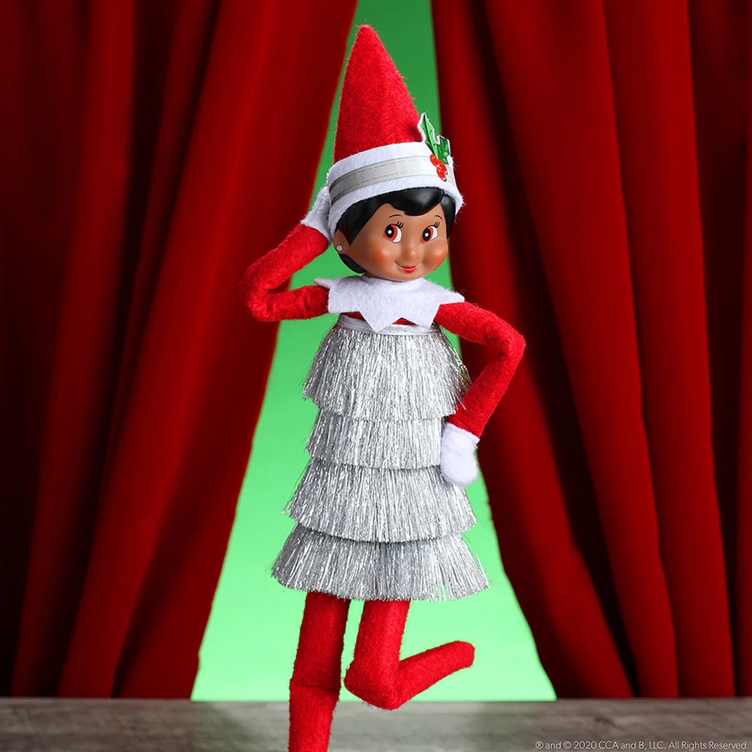 The Elf on the Shelf  Claus Couture Collection Tiny Tinsel Dress